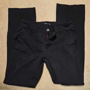 Old Navy Black Boot-Cut Pants